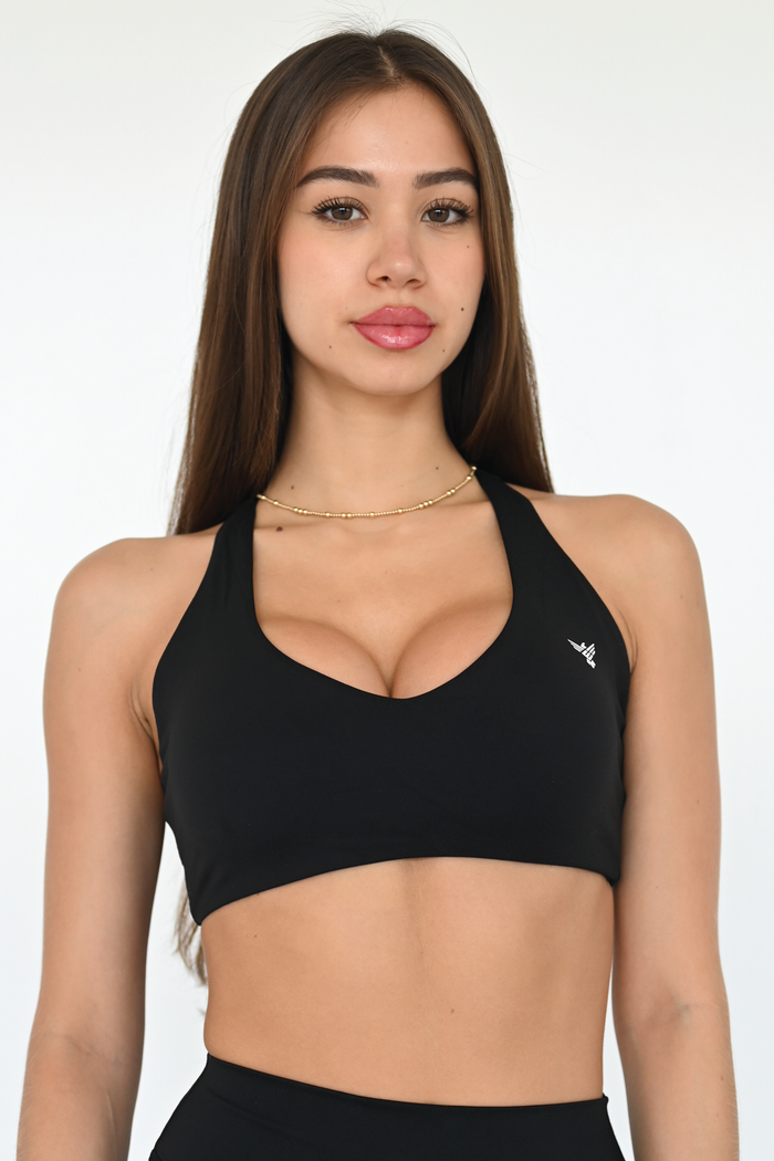 Flow Sports Bra | Obsidian