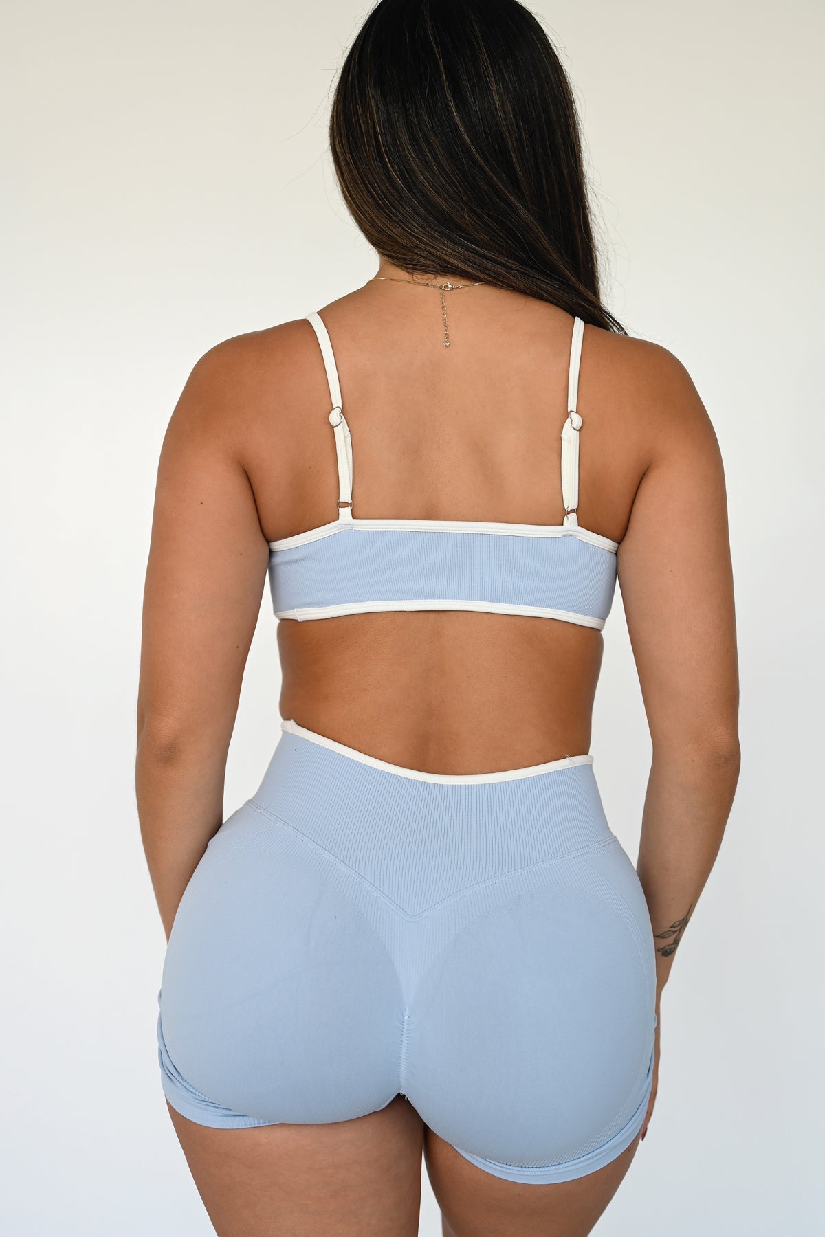 Luxe Sports Bra | Sky Blue