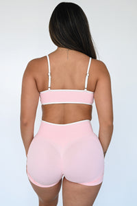 Luxe Sports Bra | Baby Pink