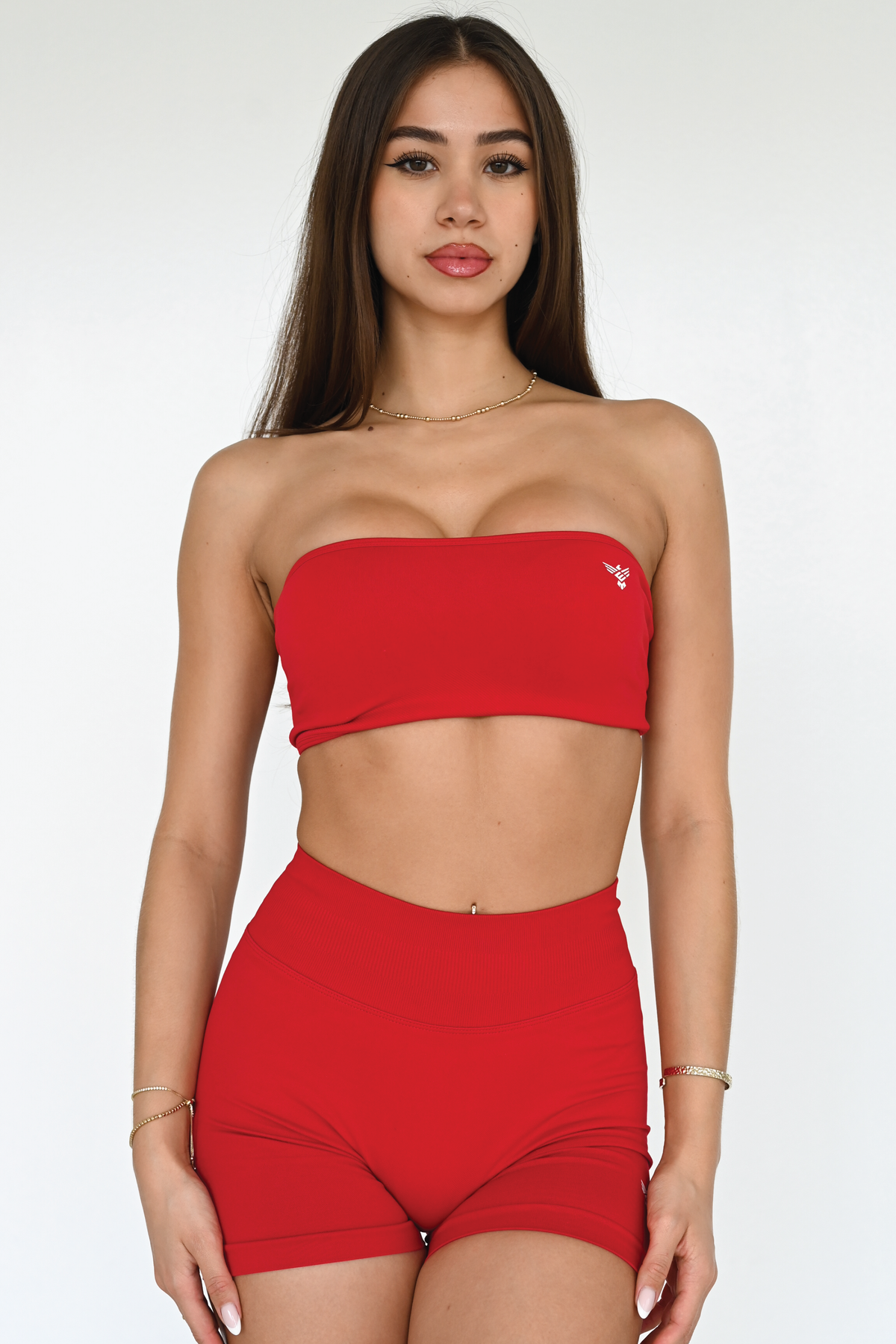 Serene Bandeau Top | Crimson