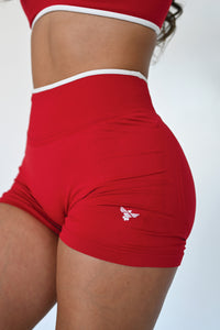 Luxe Shorts | Cherry Red