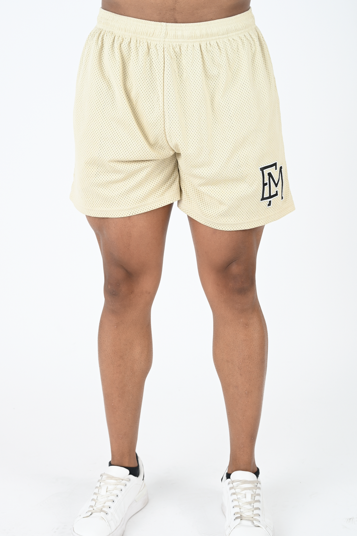 Mesh Shorts - Beige