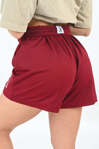 Mesh Shorts - Maroon