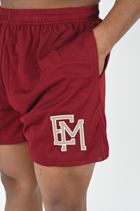 Mesh Shorts - Maroon