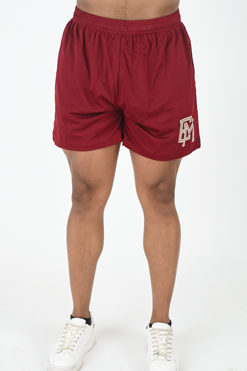 Mesh Shorts - Maroon